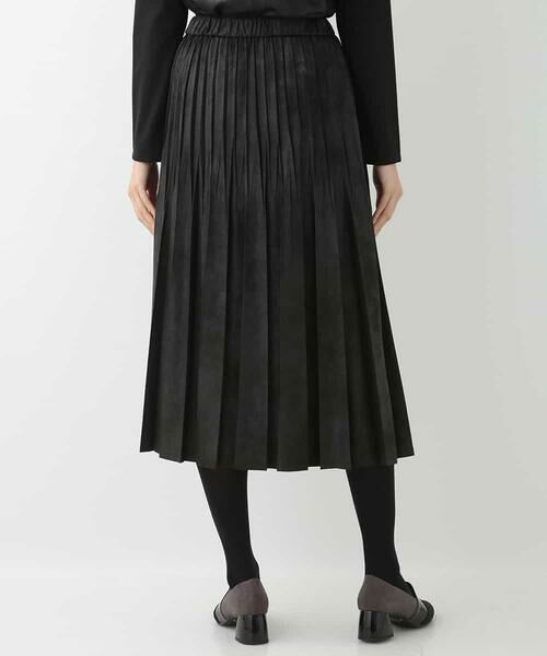 HIROKO BIS / ヒロコビス ドレス | 【洗える】スエードタッチプリーツスカート | 詳細3
