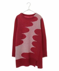 HIROKO BIS / ヒロコビス チュニック | 【日本製】配色ニットチュニック