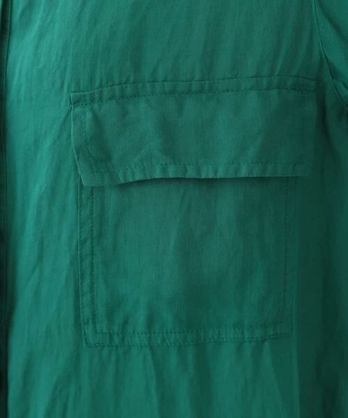 HIROKO BIS / ヒロコビス シャツ・ブラウス | 【洗える】リネン染ロングデザインシャツ | 詳細7