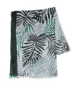 HIROKO BIS / ヒロコビス マフラー・ショール・スヌード・ストール | 【洗える】リーフ柄プリントストール