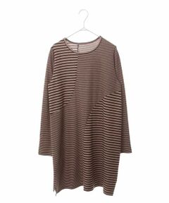 HIROKO BIS / ヒロコビス チュニック | 【洗える】デザインボーダーチュニック