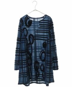 HIROKO BIS / ヒロコビス チュニック | 【洗える/日本製】パターンジャガードチュニック