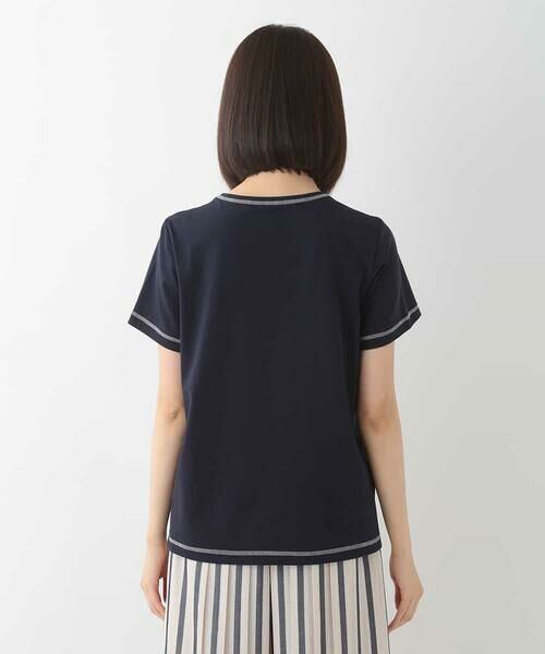 HIROKO BIS / ヒロコビス カットソー | 【洗える】パッチワーク刺繍Tシャツ | 詳細3