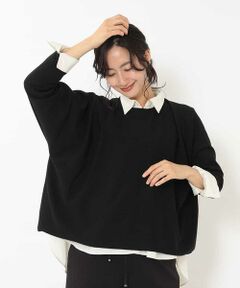 HIROKO BIS / ヒロコビス ニット・セーター | 【洗える】ボックスシルエットプルーバー