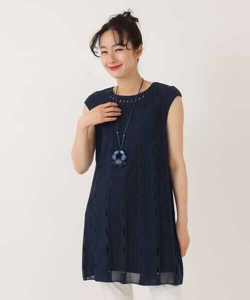 HIROKO BIS CASA やわらかウールチュニックワンピ | shop.spackdubai.com