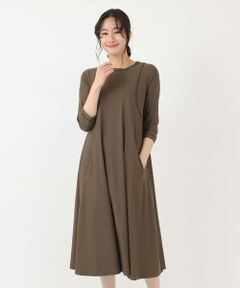 HIROKO BIS / ヒロコビス ロング・マキシ丈ワンピース | 【洗濯機で洗える】ナイロンデザインドレス