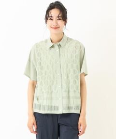 HIROKO BIS / ヒロコビス シャツ・ブラウス | 【洗える/日本製】塩縮プリントブラウス