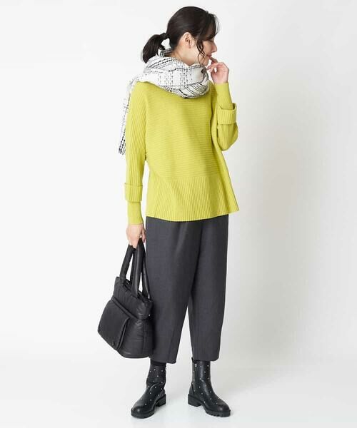 HIROKO BIS / ヒロコビス チノ・ワークパンツ | 【洗える】タックデザインテーパードパンツ | 詳細11