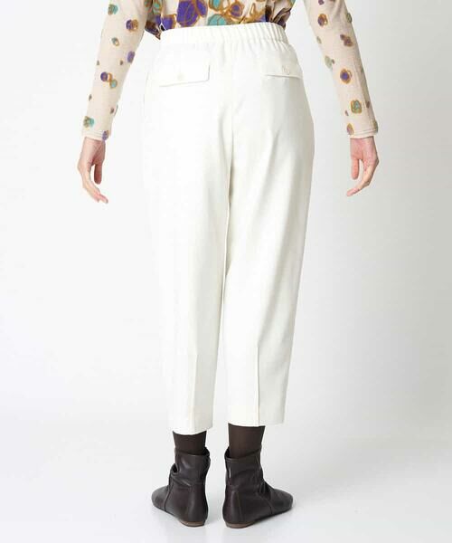 HIROKO BIS / ヒロコビス チノ・ワークパンツ | 【洗える】タックデザインテーパードパンツ | 詳細2