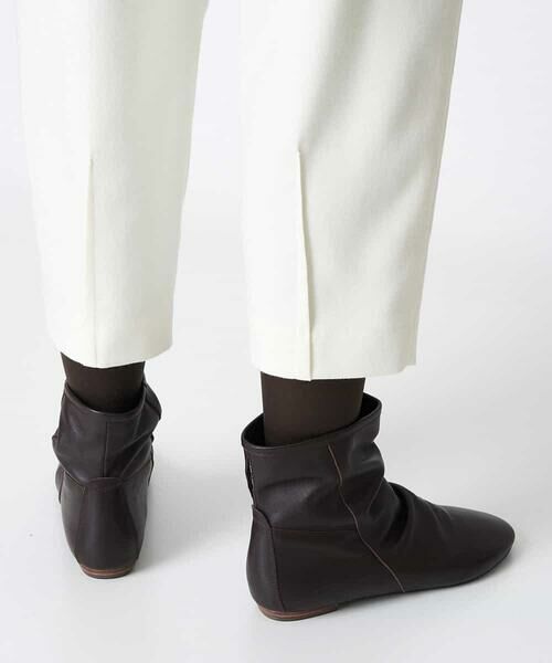 HIROKO BIS / ヒロコビス チノ・ワークパンツ | 【洗える】タックデザインテーパードパンツ | 詳細4