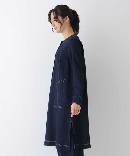 予想と違い出品HIROKO BIS ノーカラーコート