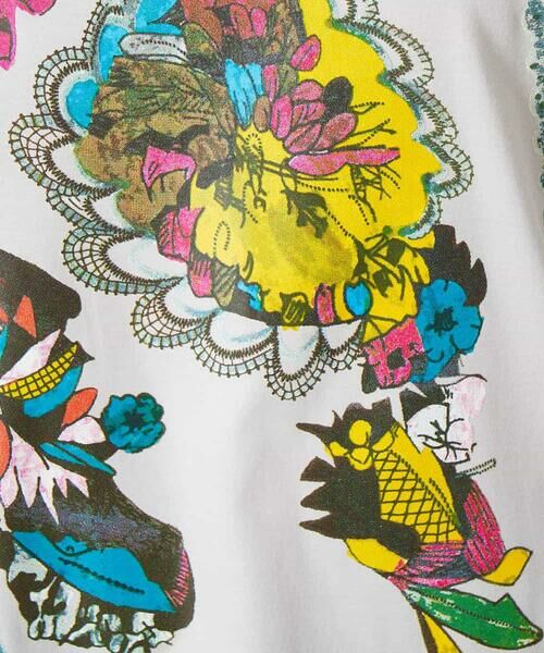 HIROKO BIS / ヒロコビス カットソー | 【洗える】パラリンアートチュニックTシャツ（Floris） | 詳細11