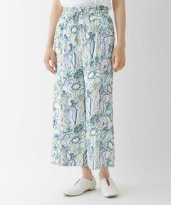 HIROKO BIS / ヒロコビス その他パンツ | 【洗濯機で洗える】アートプリントフレアパンツ