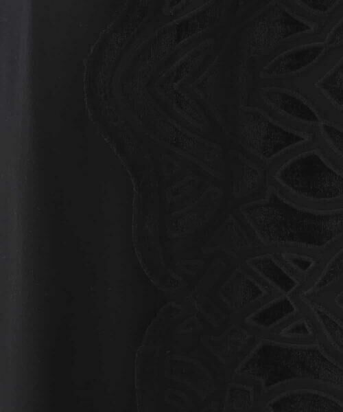 HIROKO BIS / ヒロコビス ロング・マキシ丈ワンピース | 【洗える】ベロア刺繍レースIライン半袖ワンピース | 詳細17