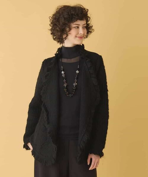 HIROKO BIS / ヒロコビス その他アウター | ループフリンジデザインジャケット | 詳細22