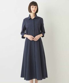 HIROKO BIS / ヒロコビス ロング・マキシ丈ワンピース | パッチポケットデザインワンピース /洗える