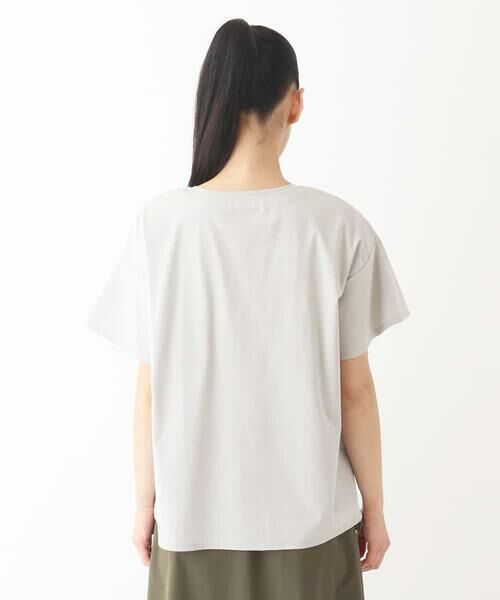 HIROKO BIS / ヒロコビス カットソー | スモッキングタック刺繍Tシャツ /洗える | 詳細2