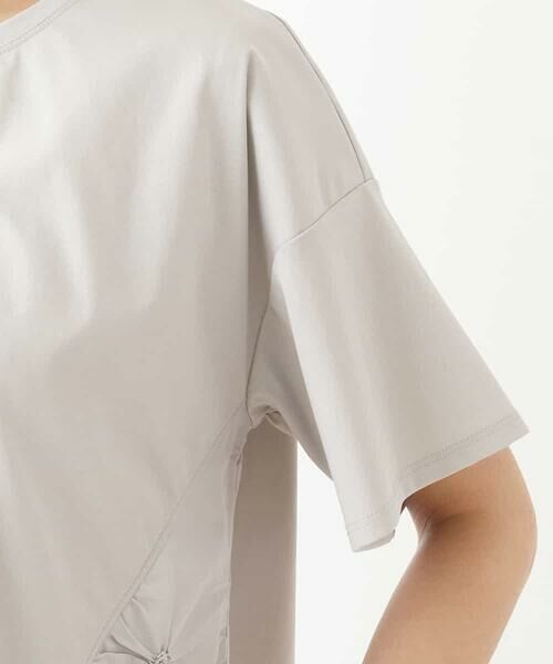 HIROKO BIS / ヒロコビス カットソー | スモッキングタック刺繍Tシャツ /洗える | 詳細5