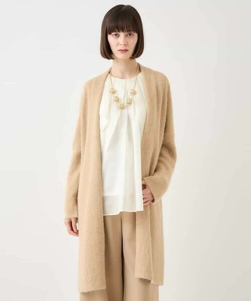 HIROKO BIS / ヒロコビス カーディガン・ボレロ | ヘアリーロングニットカーディガン | 詳細15