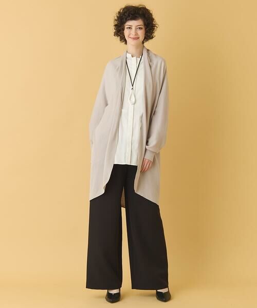 HIROKO BIS / ヒロコビス その他パンツ | ダブルクロスワイドパンツ /洗える | 詳細19