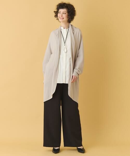HIROKO BIS / ヒロコビス その他パンツ | ダブルクロスワイドパンツ /洗える | 詳細20