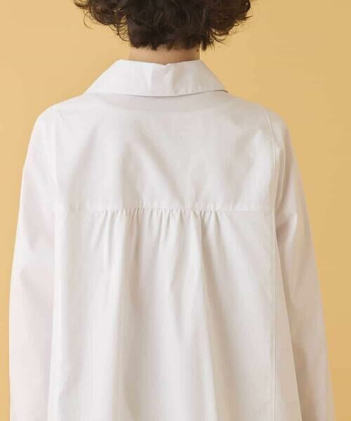 HIROKO BIS / ヒロコビス シャツ・ブラウス | ボウネックチュニックシャツ /洗濯機で洗える | 詳細20