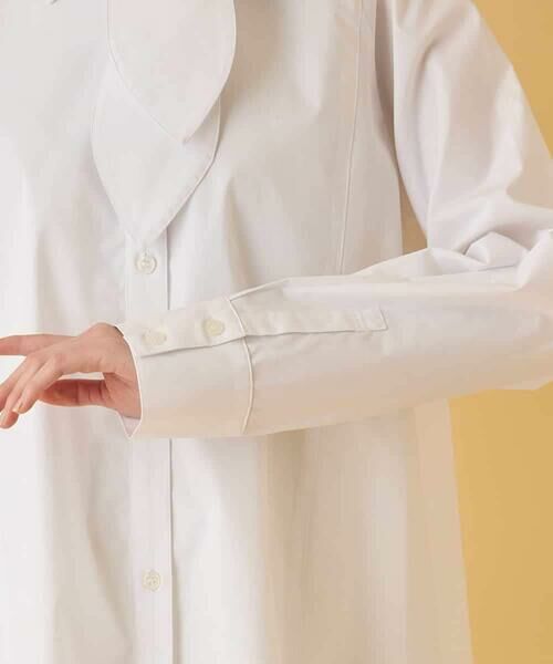 HIROKO BIS / ヒロコビス シャツ・ブラウス | ボウネックチュニックシャツ /洗濯機で洗える | 詳細21