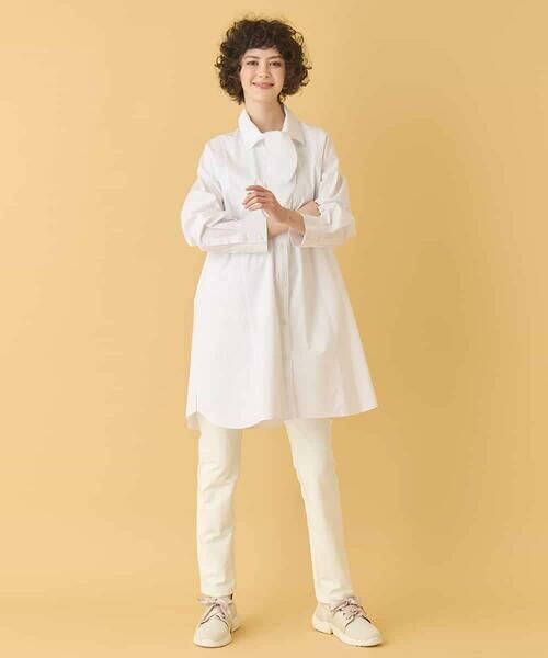 HIROKO BIS / ヒロコビス シャツ・ブラウス | ボウネックチュニックシャツ /洗濯機で洗える | 詳細28