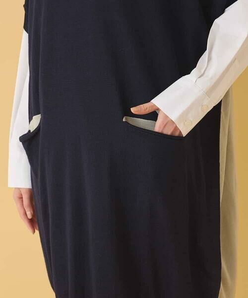 HIROKO BIS / ヒロコビス ベスト | ホールガーメントリブニットジレ | 詳細11