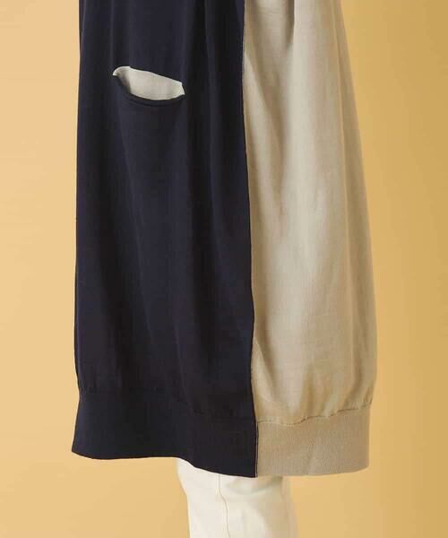 HIROKO BIS / ヒロコビス ベスト | ホールガーメントリブニットジレ | 詳細12