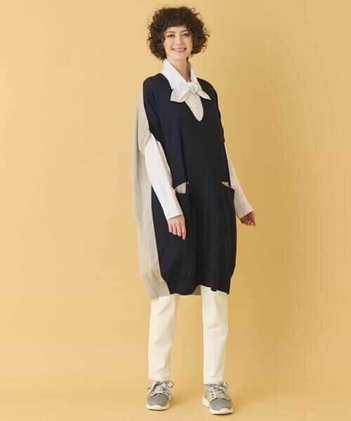 HIROKO BIS / ヒロコビス ベスト | ホールガーメントリブニットジレ | 詳細16