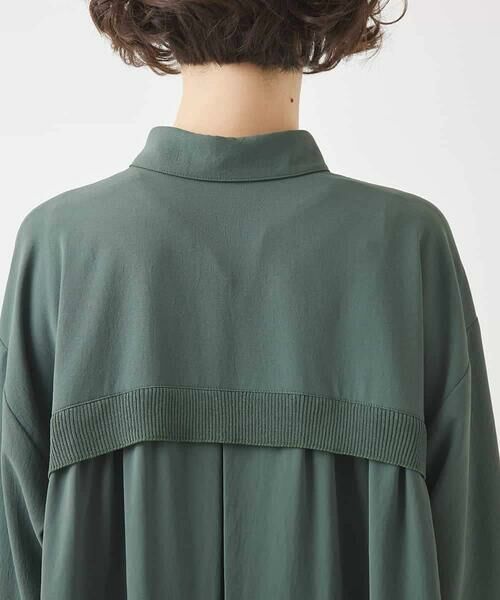 HIROKO BIS / ヒロコビス チュニック | リブアクセントフレアチュニックブラウス /洗える | 詳細4