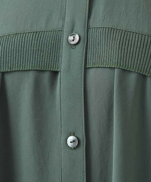 HIROKO BIS / ヒロコビス チュニック | リブアクセントフレアチュニックブラウス /洗える | 詳細7