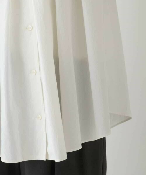 HIROKO BIS / ヒロコビス シャツ・ブラウス | フロントデザインタックブラウス /洗濯機で洗える | 詳細6
