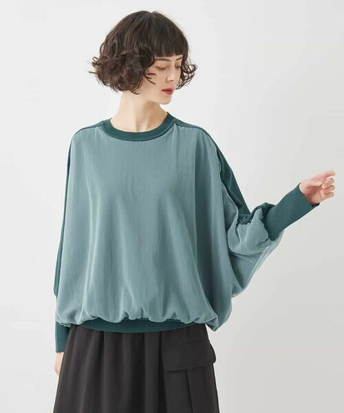 HIROKO BIS / ヒロコビス ニット・セーター | ジョイントデザインドルマンニットプルオーバー | 詳細10