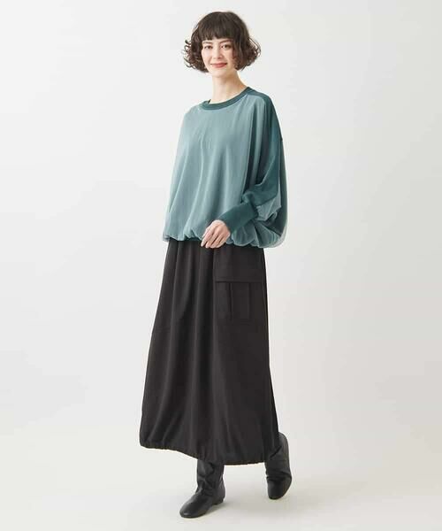 HIROKO BIS / ヒロコビス ニット・セーター | ジョイントデザインドルマンニットプルオーバー | 詳細14