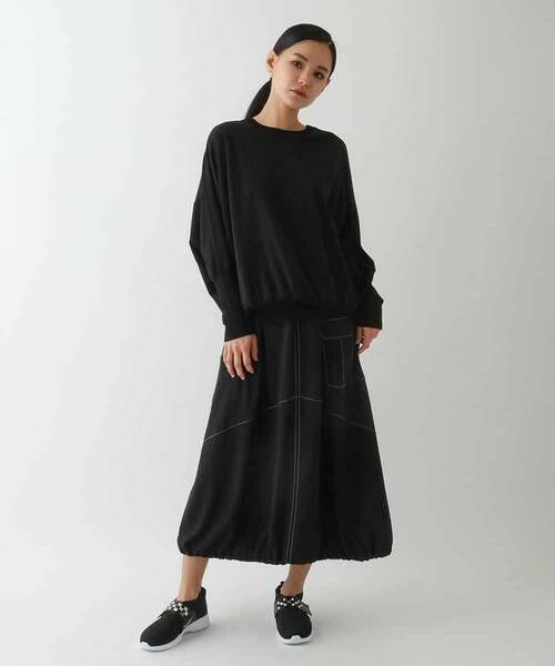 HIROKO BIS / ヒロコビス ニット・セーター | ジョイントデザインドルマンニットプルオーバー | 詳細15