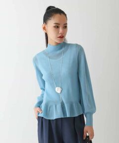 ヒロコ ビス HIROKO BIS ウールスムースジョイントニットプル