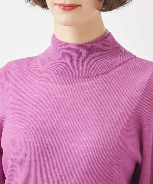 HIROKO BIS / ヒロコビス ニット・セーター | ダブルハイネックペプラムニットプルオーバー | 詳細3