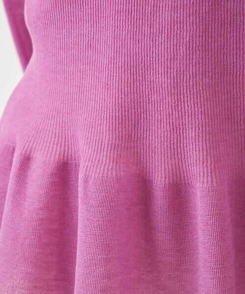 HIROKO BIS / ヒロコビス ニット・セーター | ダブルハイネックペプラムニットプルオーバー | 詳細7
