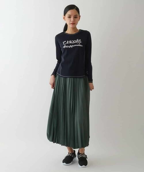 HIROKO BIS / ヒロコビス ロング・マキシ丈スカート | バックプリーツバルーンデザインスカート /洗える | 詳細2