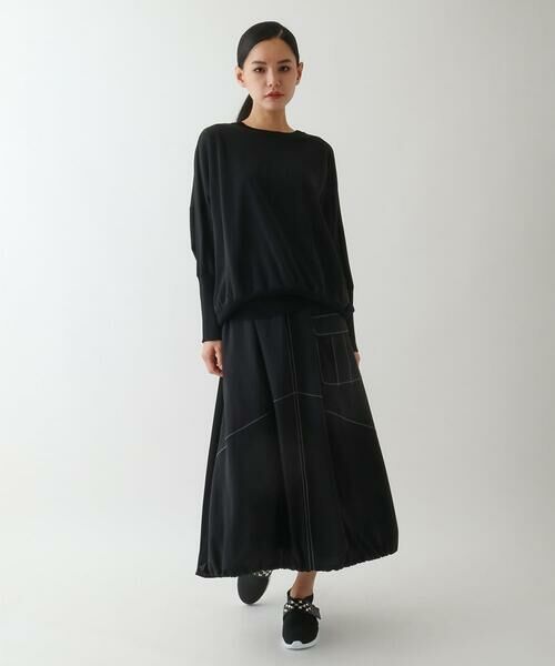 HIROKO BIS / ヒロコビス ロング・マキシ丈スカート | バックプリーツバルーンデザインスカート /洗える | 詳細11