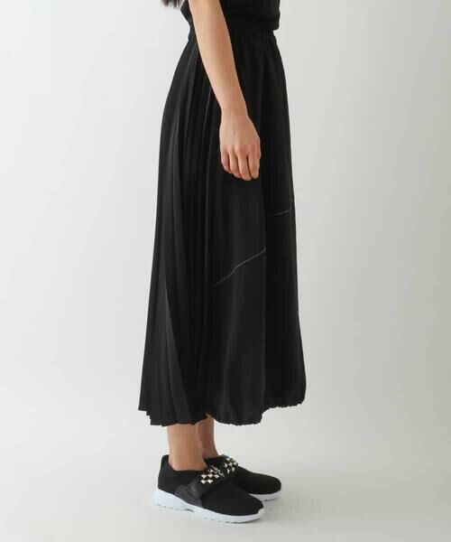 HIROKO BIS / ヒロコビス ロング・マキシ丈スカート | バックプリーツバルーンデザインスカート /洗える | 詳細3