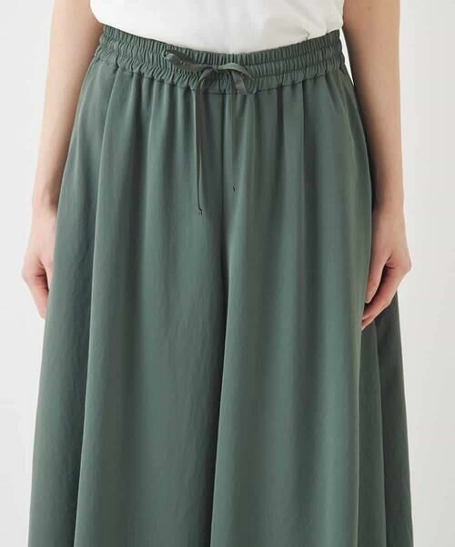 HIROKO BIS / ヒロコビス その他パンツ | レイヤードヘムドレープフレアパンツ /洗える | 詳細3