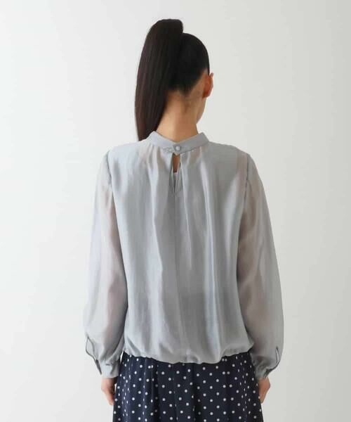 HIROKO BIS / ヒロコビス シャツ・ブラウス | ボウタイ風ギャザーヘムブラウス | 詳細2