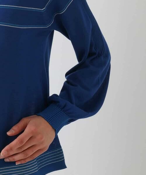 HIROKO BIS / ヒロコビス ニット・セーター | ホールガーメントボーダー柄ニットプルオーバー | 詳細6