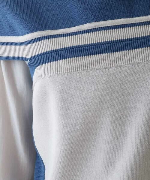 HIROKO BIS / ヒロコビス ベスト | カラーブロッキングニットジレ | 詳細12