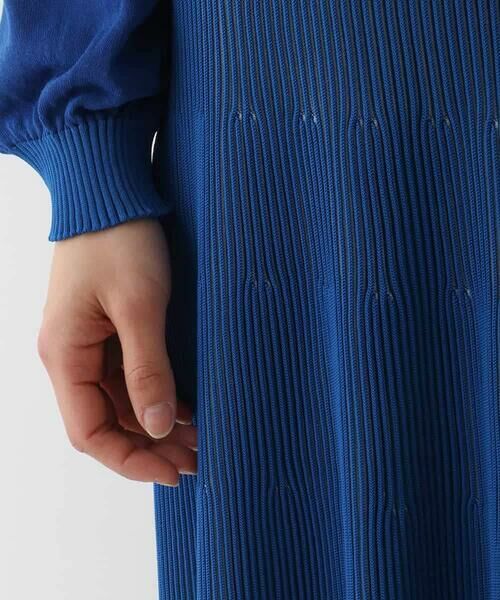 HIROKO BIS / ヒロコビス ロング・マキシ丈スカート | ガーター編みボーダーデザインスカート | 詳細6