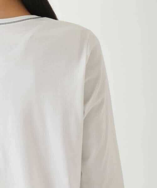 HIROKO BIS / ヒロコビス チュニック | ロゴ配色テープチュニックカットソー | 詳細4