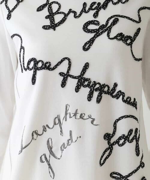 HIROKO BIS / ヒロコビス チュニック | ロゴ配色テープチュニックカットソー | 詳細7